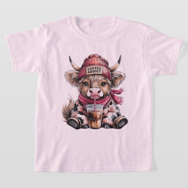 Camiseta Café Café Engraçado - Terras Altas (Postura )