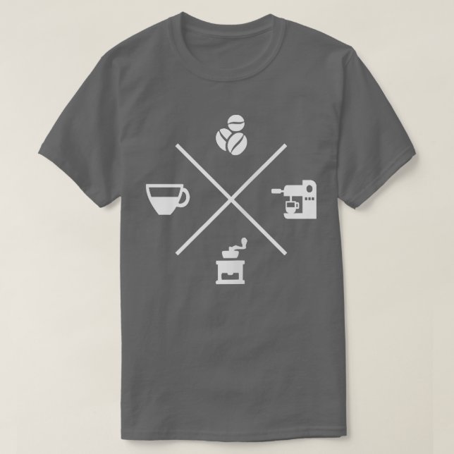 Camiseta Café café espresso cappucccino (Frente do Design)