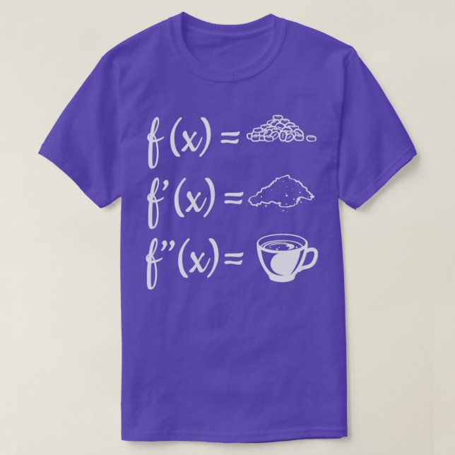 Camiseta Café calculo professor dá mães de presentes para p (Frente do Design)