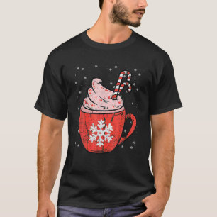 Camiseta Café Canas de Natal Pajama X mas Floco de Neve