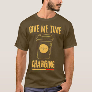 Camiseta Café Carregando design legal