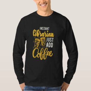 Camiseta Café Carregando Instantys Bibliotecários Justament