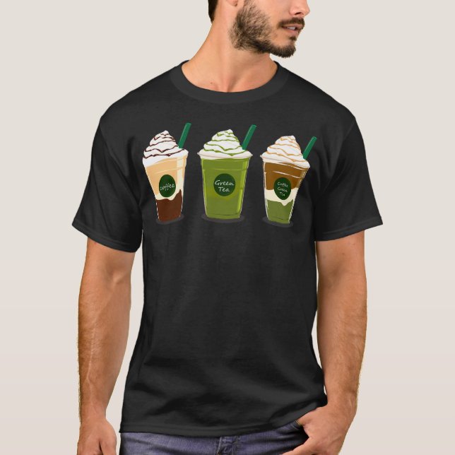Camiseta Café - Chá Verde - Verde Café Verde (Frente)