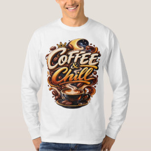 Camiseta Café & Chilli Cozy Amante de Café Retro Espresso