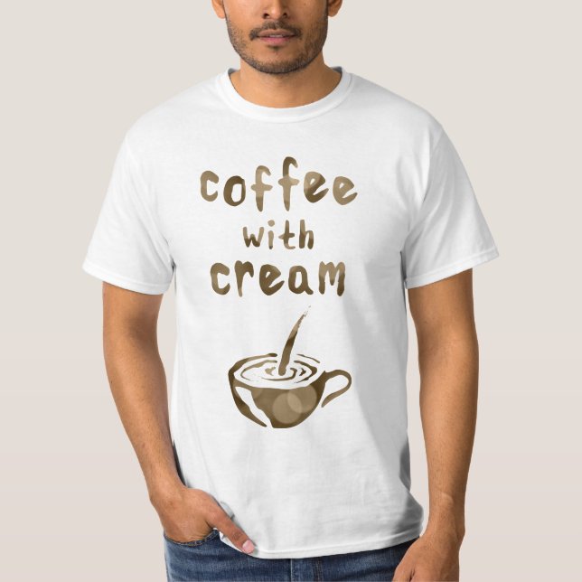 Camiseta café com creme (Frente)