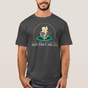 Camiseta Café com espuma de café