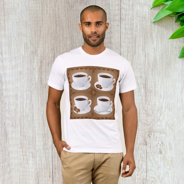 Camiseta Café com feijão e chocolate (Criador carregado)