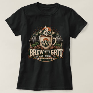 Camiseta Café com Garra Vintage Fitness Força Café