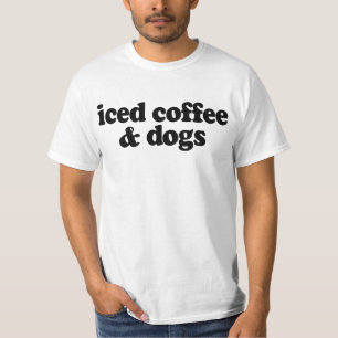 Camiseta Café com Gelo e Cachorros