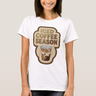 Camiseta Café com Gelo Edgy Dourado TEMPORADA DE COFFEE Des