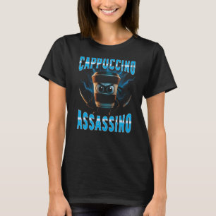 Camiseta Café com Leite Italiano Surrealista Assassino Meme