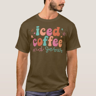 Camiseta Café Com Licença E Jesus Cristão Dizendo Sarcástic