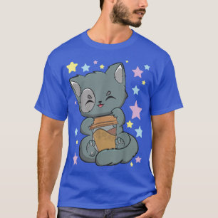 Camiseta Café Com Moma Café E Anime Bonita Neko Fo