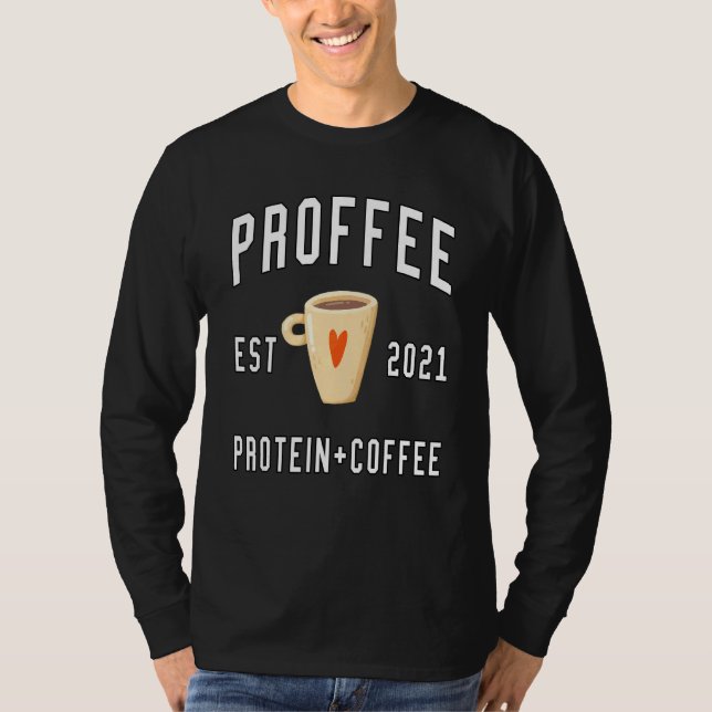 Camiseta café com proteína proffee (Frente)