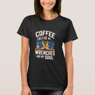 Camiseta Café Combustível Minhas Cobras E Minha Alma