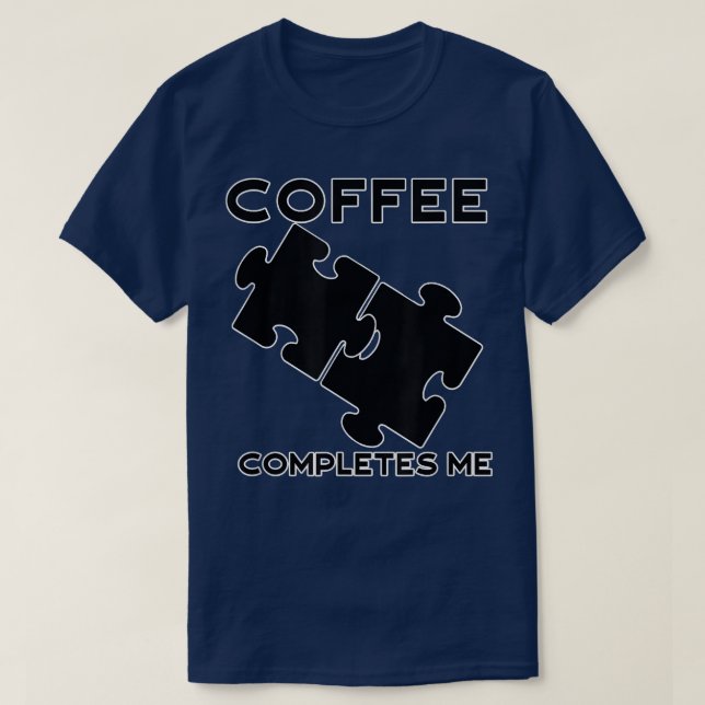 Camiseta Café Completa-Me Acampando Cafeine Fans P (Frente do Design)