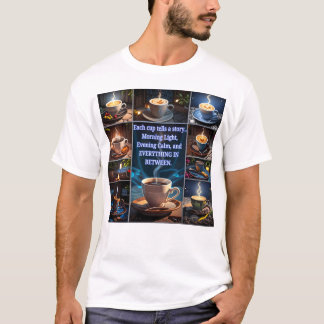 Camiseta Café conta uma história