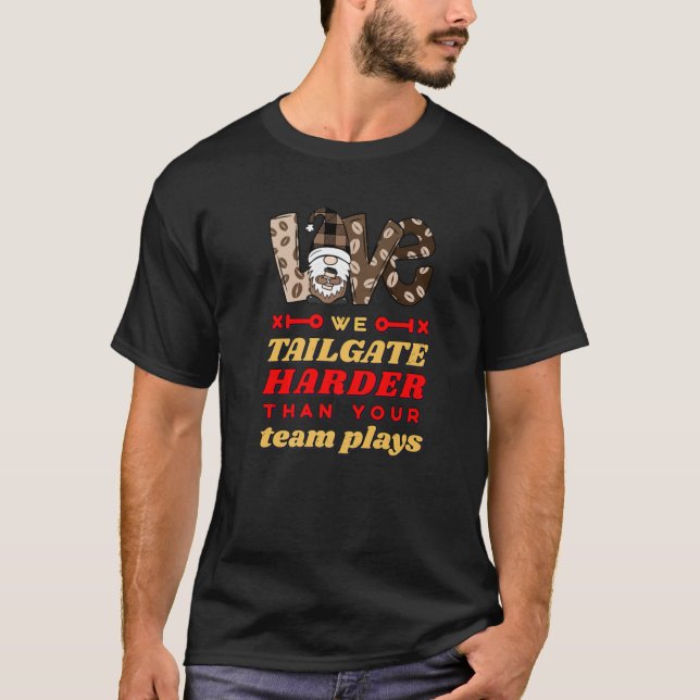 Camiseta Café Cornhole Gnome Fall CHURRASCO Grieling Tai (Frente)