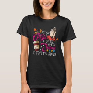 Camiseta Café Cristão Jesus Fé Religiosa Oração Mão