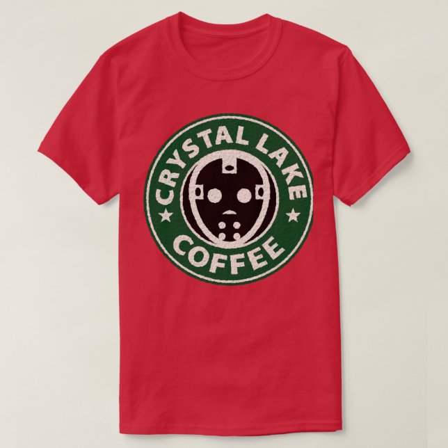 Camiseta Café Crystal Lake (Frente do Design)