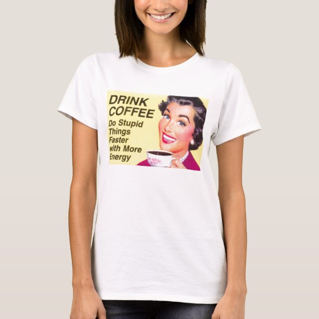 Camiseta Café da bebida (Frente)