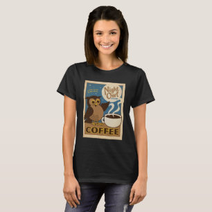 Camiseta Café da Coruja Noturna