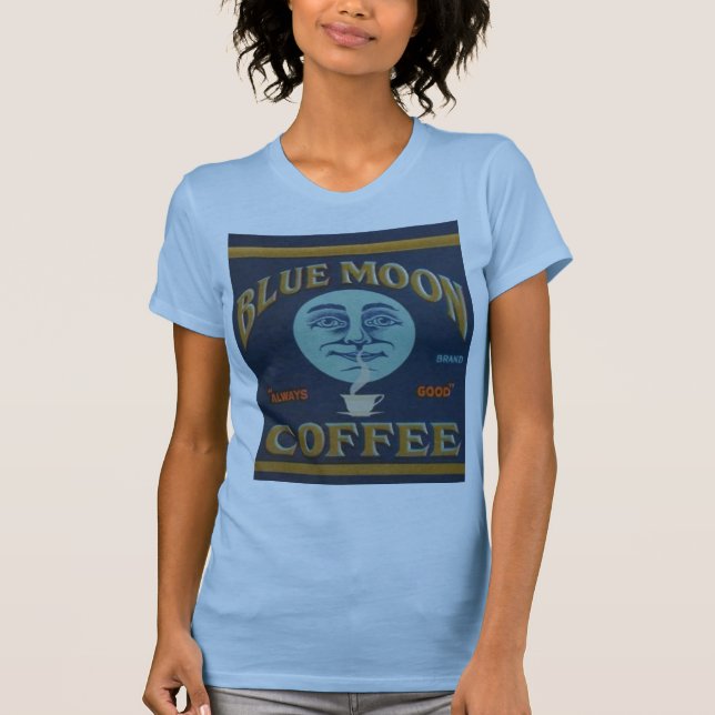 Camiseta Café da lua azul (Frente)