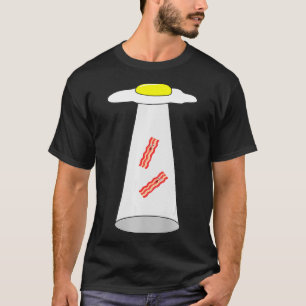 Camiseta Café da manhã Bacon em Comida de óvulo