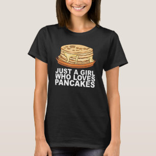 Camiseta Café da Manhã com Panqueca de Xarope de Bordo para