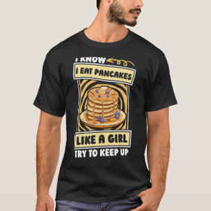 Camiseta Café da manhã da menina Pancakes - Panquecas do ar