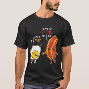 Camiseta Café Da Manhã De Ovo Bacon Não Volte Para O Meu Co