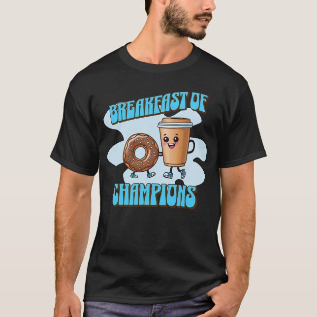 Camiseta Café da Manhã dos Campeões (Frente)