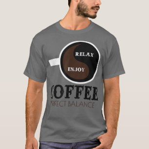 Camiseta Café da Manhã Engraçado Taça Rela e Aproveite