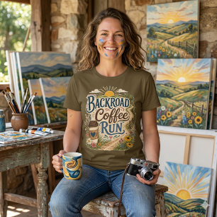 Camiseta Café da Manhã na Estrada Rural Povoado Sol Nascent