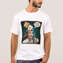 Camiseta Café da Manhã Nesta Economia Mulher Surreal