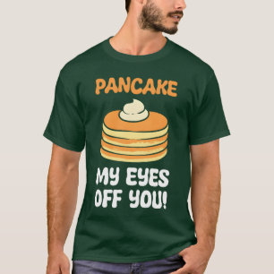 Camiseta Café da Manhã Panqueca Comida Trocadilho Artista d