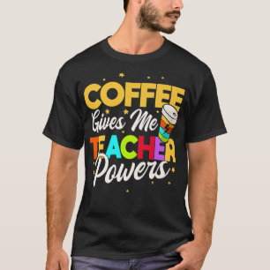 Camiseta Café dá-me poderes para a T-Shirt Premium