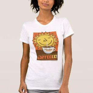 Camiseta Café da mistura da luz do sol