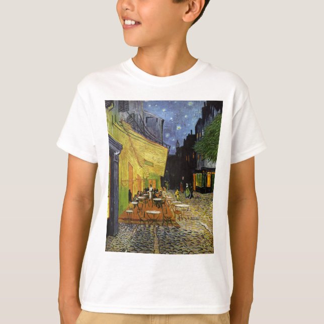 Camiseta Café da Noite de Van Gogh (Frente)