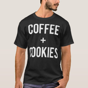 Camiseta Café De Amor E Cookies Correm Em Cafeine Lover