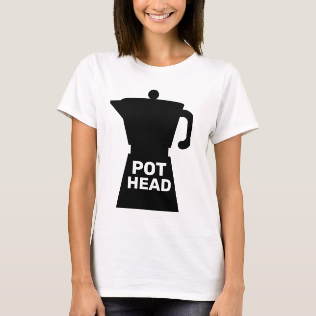 Camiseta CAFÉ DE CABEÇA pote (Frente)