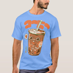Camiseta Café de café com leite
