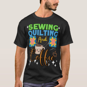 Camiseta Café de Costura e Colcha - Novidade para Costureir