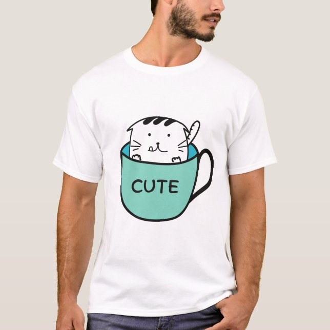 Camiseta Café de gato (Frente)