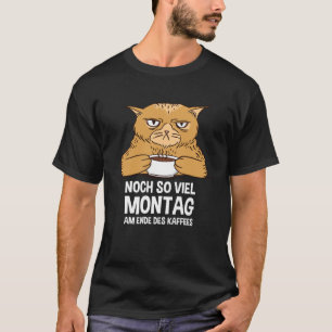 Camiseta Café de gato com ar espresso café amantes homens m