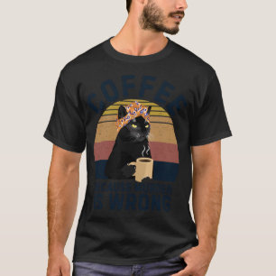 Camiseta Café de Gato Preto da Vovó Porque Assassinato escu
