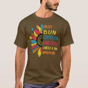 Camiseta Café de Manhã Gangsta Rap Nap Tee Life