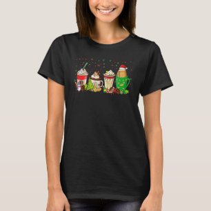 Camiseta Café de Natal para o Dia de Jogo de Futebol Americ