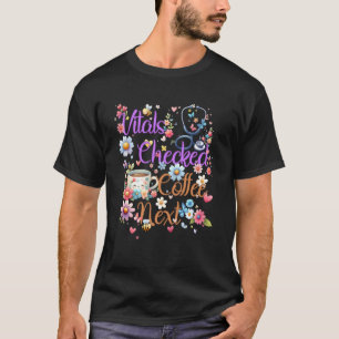 Camiseta Café de Verificação de Sinais Vitais Próximo Desig