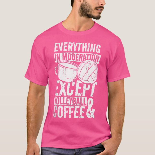Camiseta Café de Voleibol (Frente)